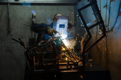 welder portrait