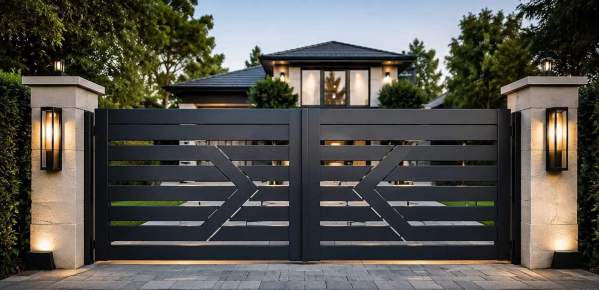 wrought iron garden gate