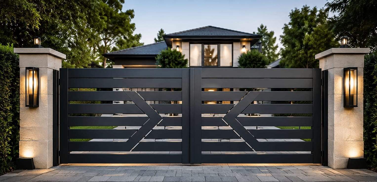 driveway iron gate